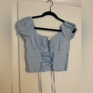 Blue Corset Top - New with Tags